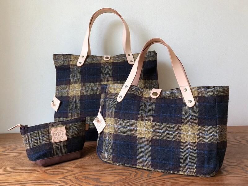 コットンツイードトートバッグM | mulberry marche - mulberry fabric