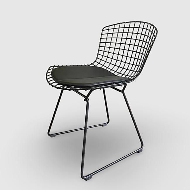 ワイヤーチェア ブラック｜ハリー・ベルトイア | デザイナーズ家具