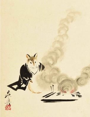 鼠図＞柴田是真 - Kiyomizu Sannenzaka Museum ONLINE SHOP