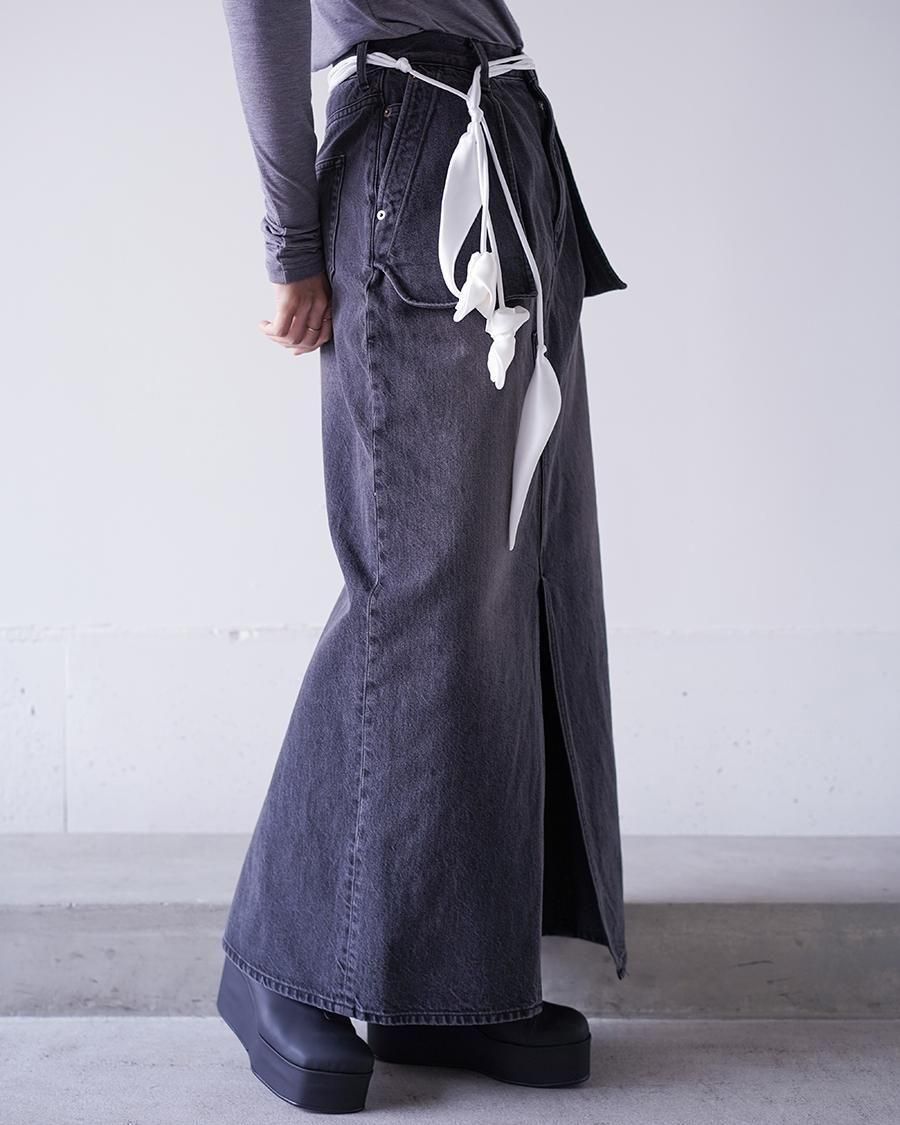 Mame Kurogouchi Floral Motif Silk Belt - Altamira