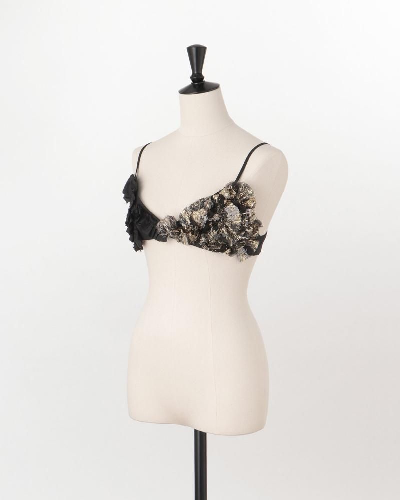 Jacquard decorative bra top - MARGE Online Shop