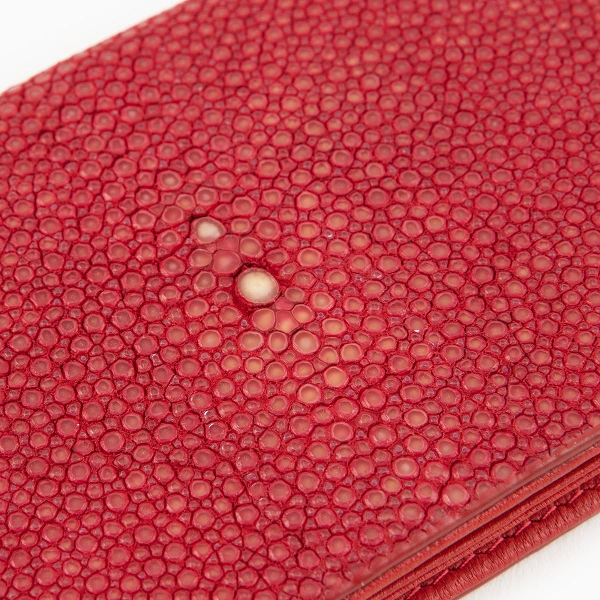 海の宝石 ガルーシャ『名刺入れ（L）｜ロッソ』- アトリエ アクナス