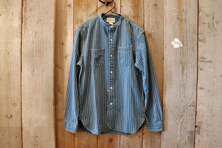 RRL(ダブルアールエルラルフローレン):ウォバッシュ バンドカラー