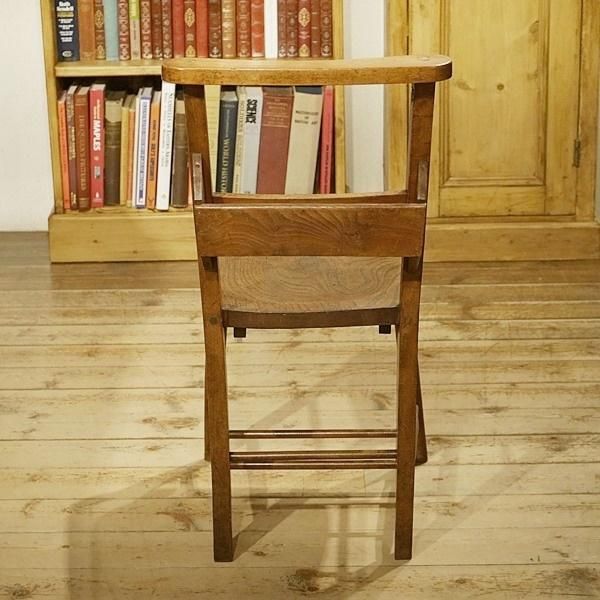 英国アンティーク家具 | チャーチチェア - Q'S ANTIQUES