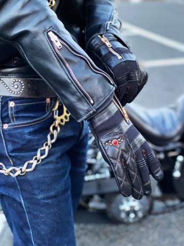 Vin&Age/ヴィンアンドエイジ】グローブ/STRIPE MESH GLOVE:TYPE-VG13A