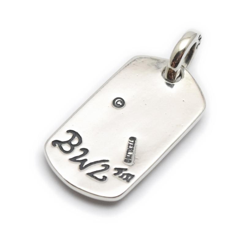 Bill Wall Leather/ビルウォールレザー】ドッグタグ/DT605:Raised Fish