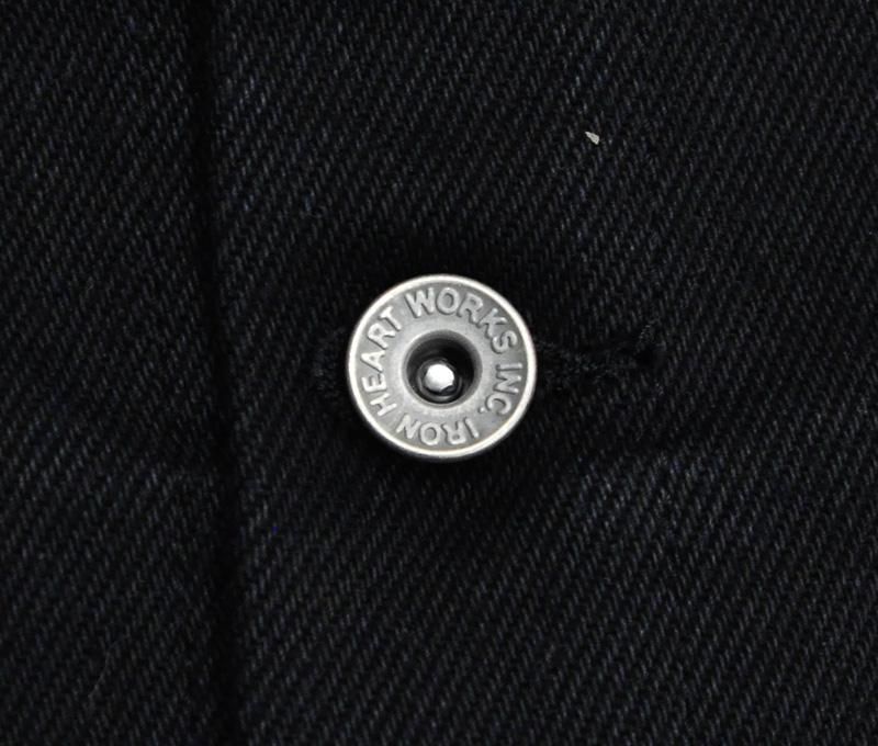 IRON HEART アイアンハート】ベスト / 21oz黒鎧デニム トラッカー