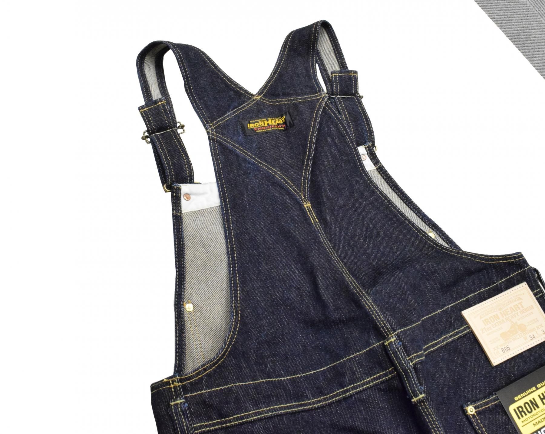 IRON HEART/アイアンハート】21ozセルビッチデニム ダブルニー