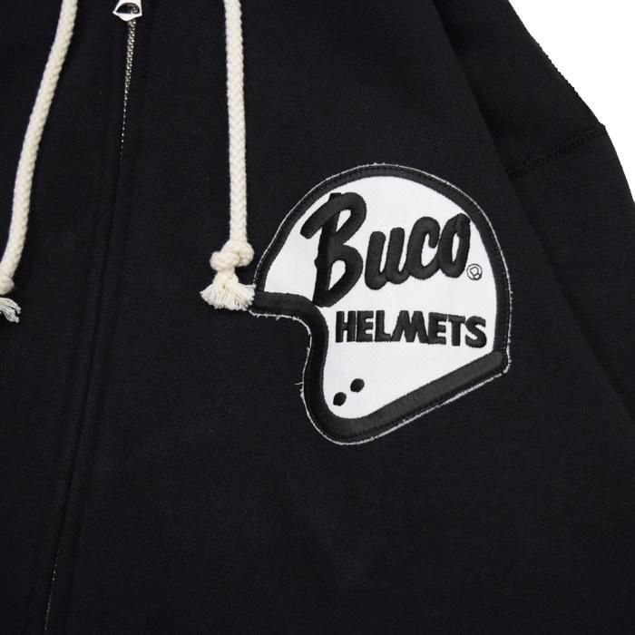 McCOY'S BUCO HELMETS スウェット XL 黒 BUCO F/Z PARKA SWEATSHIRT