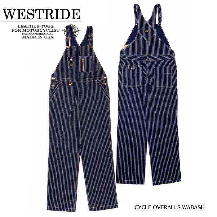 WESTRIDE/ウエストライド】オーバーオール/CYCLE OVERALLS WABASH