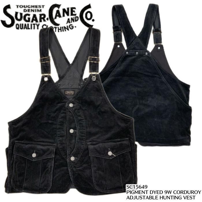 SUGAR CANE/シュガーケーン】 ベスト/SC15649 / PIGMENT DYED 9W