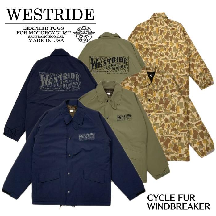 WESTRIDE/ウエストライド】ジャケット/CYCLE FUR WINDBREAKER:LONG