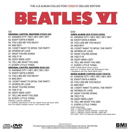 THE BEATLES / BEATLES VI THE U.S.ALBUM COLLECTION