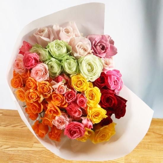 バラのブーケ（赤系）|富田バラ園 - 【かごしまぐるり】鹿児島の名物