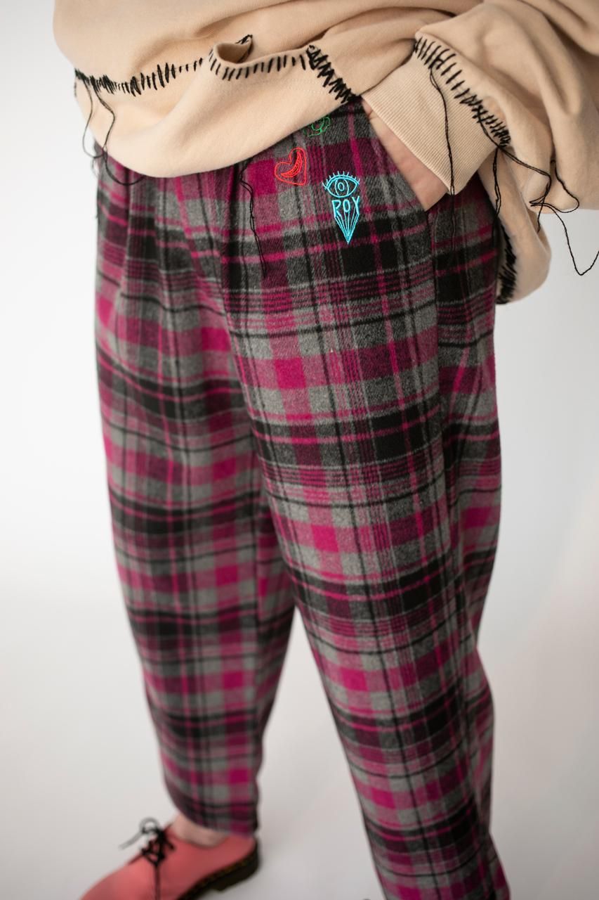 チェックパンツ - ROY reflect overjoy