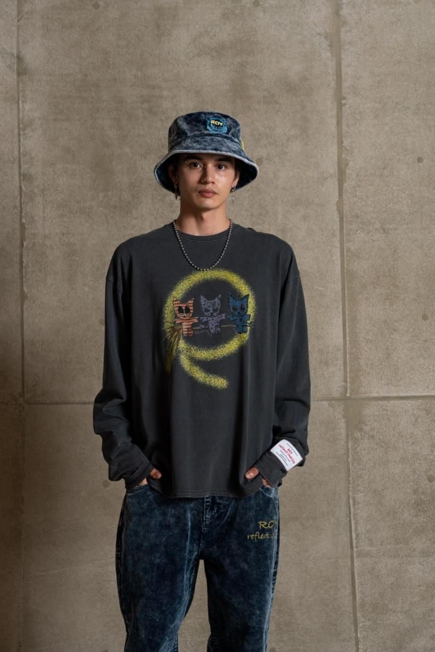 ロングスリーブダメージTシャツ - ROY reflect overjoy