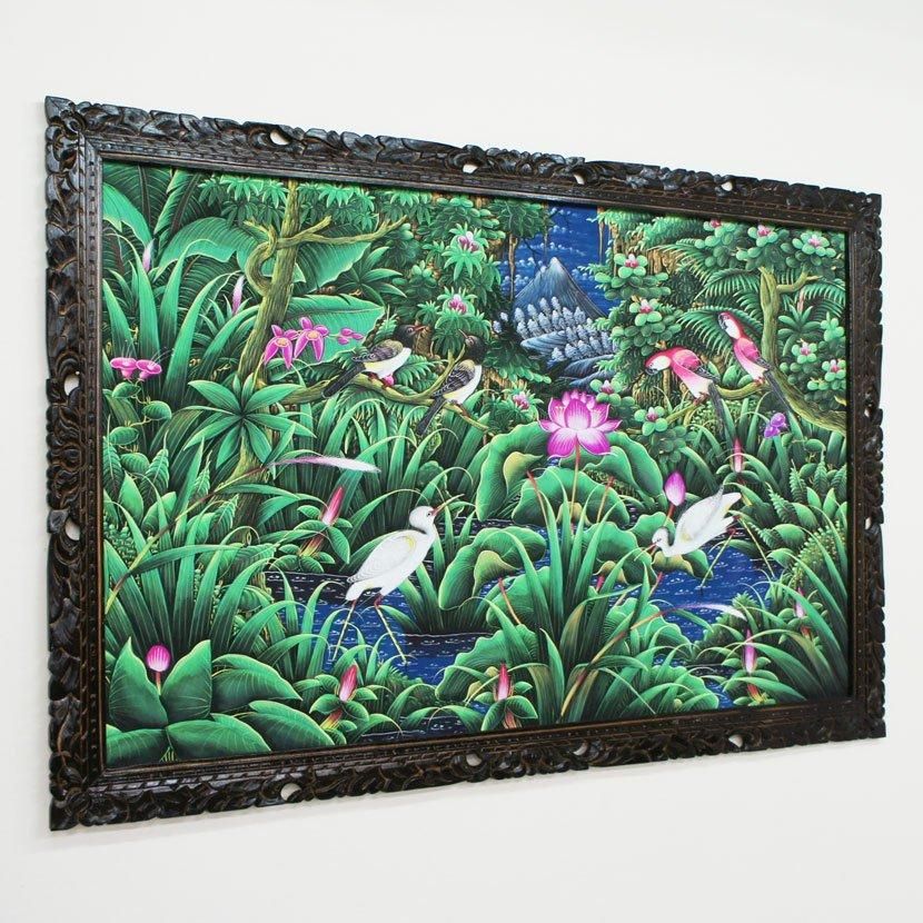 絵画バリ島 No.0307 バリ絵画 - アジアン家具とリゾートインテリア