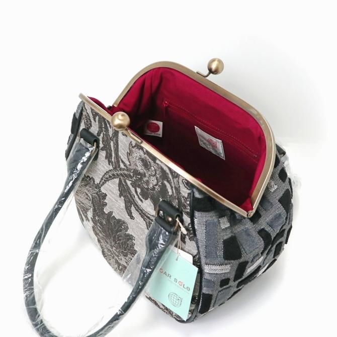 ソアソウル がま口バッグ SOAR SOLe カサノバ・マープル グレー