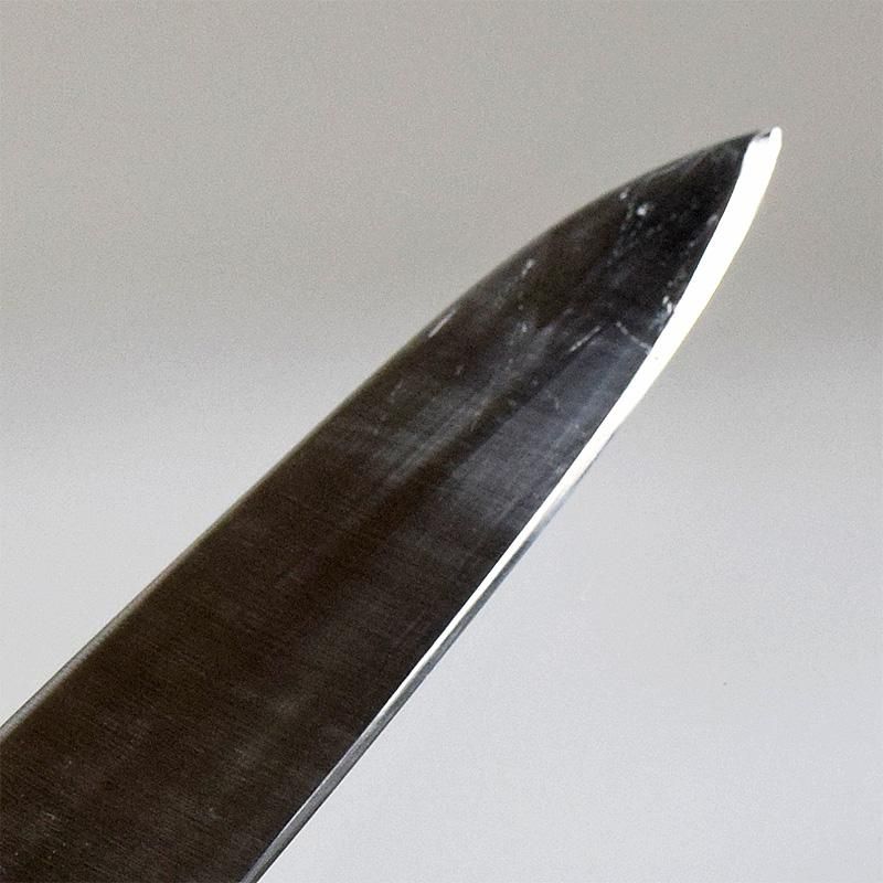 源助久「ツバ付牛刀」270mm スウェーデン鋼 - 越前本手打包丁と農具の