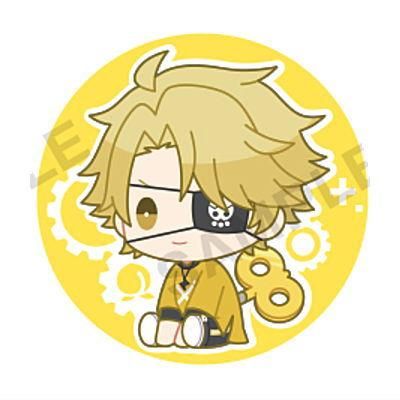 カラフルピーチ ぺたっとねじまき 刺繍缶バッジ [4.たっつん