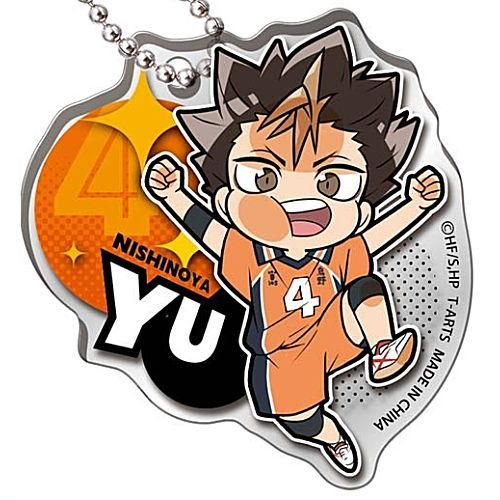 ぴた！でふぉめ ハイキュー!! 烏野高校 アクリルキーホルダー [5.西谷