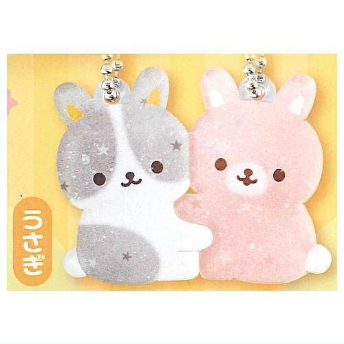 むぎゅっとアニマルアクリルキーホルダー [2.うさぎ],funbox