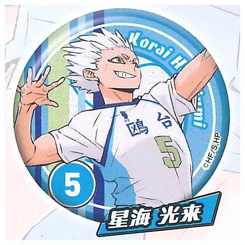 ハイキュー!! 「繋ぐ」 グリッター缶バッジ sideB [7.星海光来
