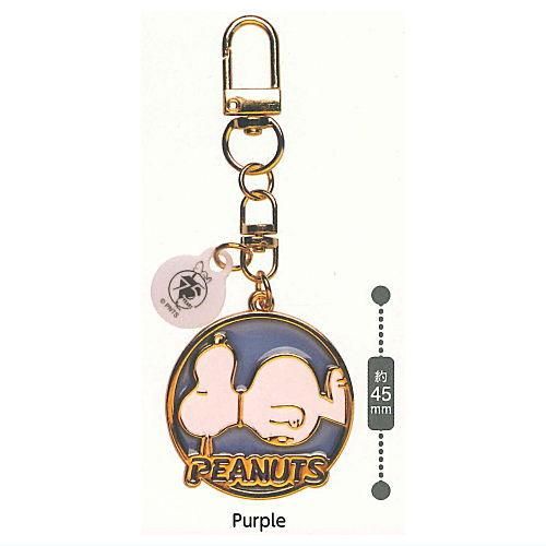 SNOOPY Anniversary メタルスイングアクセサリーチャーム [5.Purple