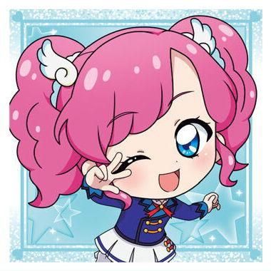 にふぉるめーしょん アイカツ！シールウエハース [14.天羽まどか