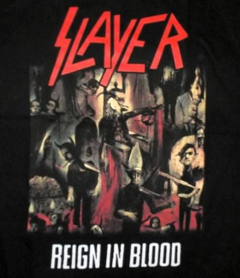 バンドTシャツ 通販 スレイヤー SLAYER Tシャツ,REIGN IN BLOOD,公式