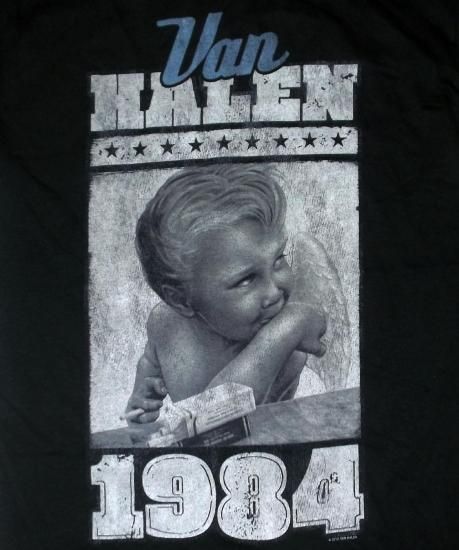 ヴァン ヘイレン Tシャツ Van Halen jump 1984 公式 デイヴィッド