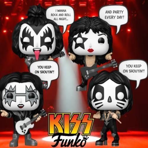 キッス フィギュア 4体セット KISS Rock and Roll All Nite Pop