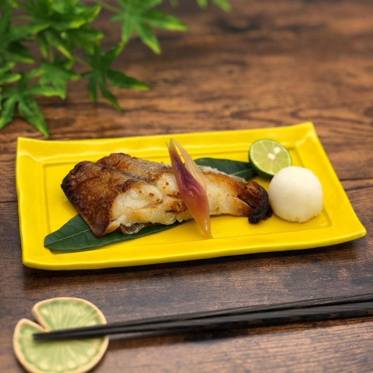 幸せの黄色い長角皿 - 陶舗サノヤ「オンラインストア」