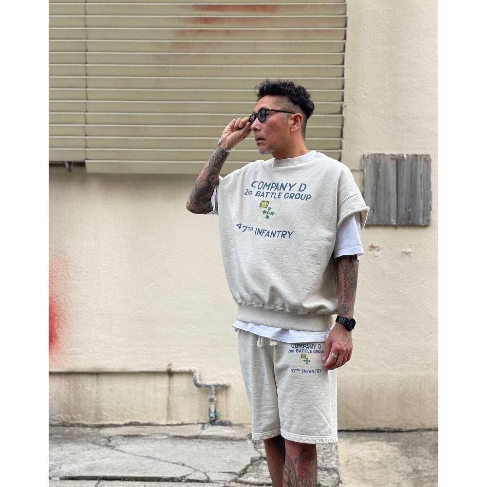 LAST 1】BOWWOW「47TH INFANTRY REGIMENT SS SWEAT SHIRTS - カット
