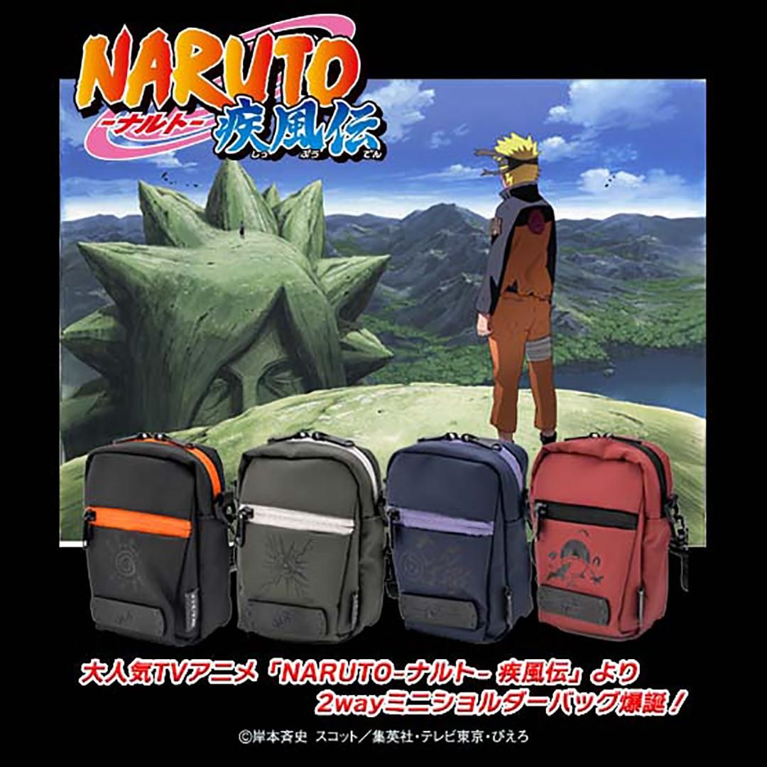 NARUTO 疾風伝 2way ミニショルダーバッグ ネイビー（うちはサスケ