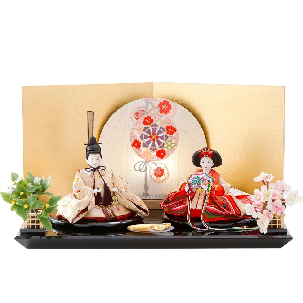 雛人形（ひな人形）「輪の時」｜雅泉 親王飾り｜おしゃれで上品な
