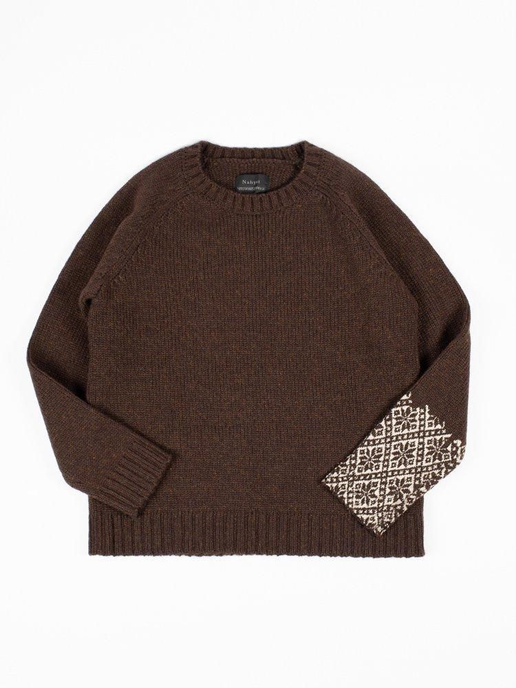 wegenk別注【Nahyat】ナヤット n-40 3Gセーター ダークブラウン