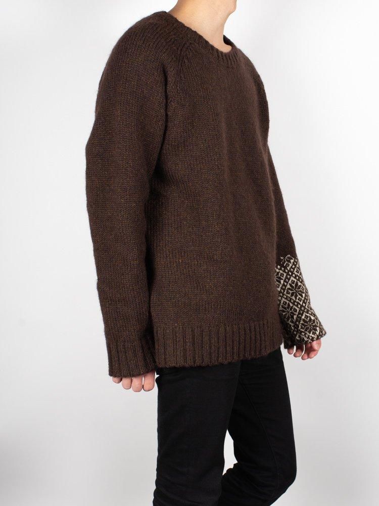 wegenk別注【Nahyat】ナヤット n-40 3Gセーター ダークブラウン
