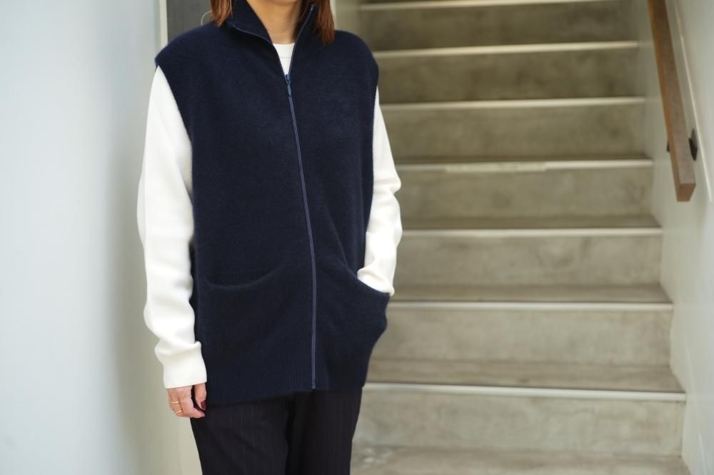 MAATEE&SONS CASHEMERE 強圧縮 JIP VEST