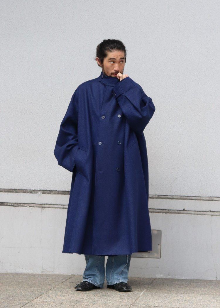 GABRIELA COLL GARMENTS【NO.65 LORO PIANA HEAVY WOOL OVERSIZED COAT