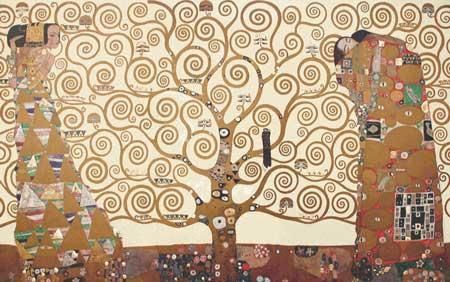 THE TREE OF LIFE- GUSTAV KLIMT - クリムト 生命の樹 - CrossStitch