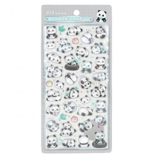ネコポス対応】ボンボンドロップシール パンダ - クーリア・オンライン
