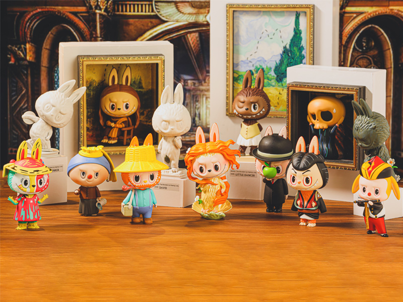 ③ラブブ アート ポップアート キャラクター印刷キャンバス 絵画