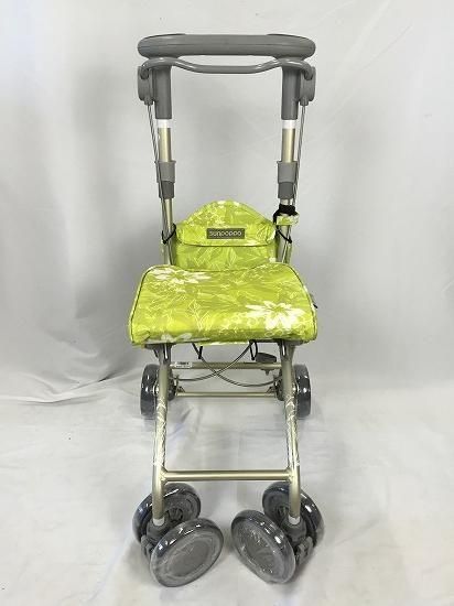 中古】安寿 さんぽっぽ | シルバーカー コンパクト お買い物 | 介護