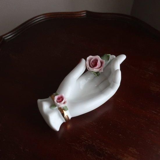 Vintage 1950s Ceramic Hand Motif Tray/ビンテージ 陶器 ハンド