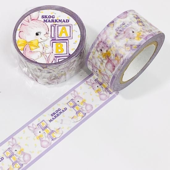 skogmarknad(スコーグマルクナード) マスキングテープ Baby purple