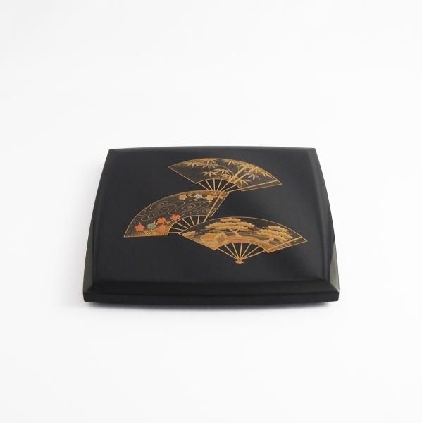 加賀蒔絵 6.5寸 扇面 胴張 三段重 - 【漆器の通販】漆器の能作｜1780年