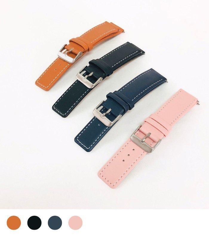 ベルトのみ】スマートウォッチ用レザーベルト 幅20mm｜スマート