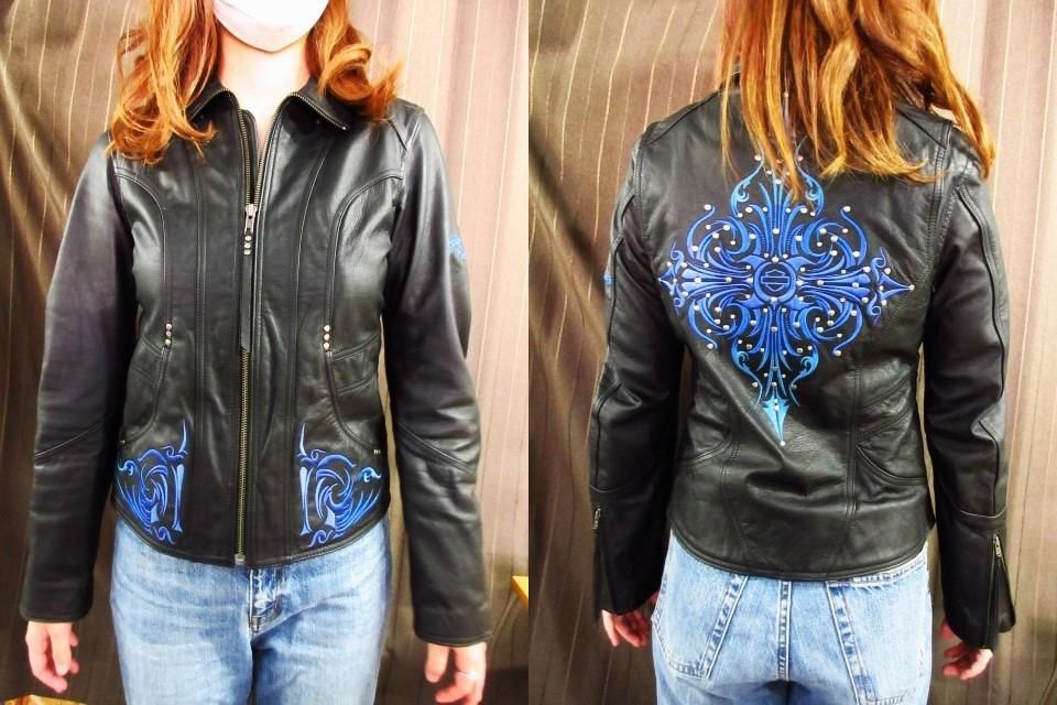 ハーレーダビッドソン レディース EVENING STAR レザージャケット XS