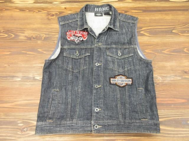 ハーレーダビッドソン ブラックレーベル BLOWOUT デニムベスト
